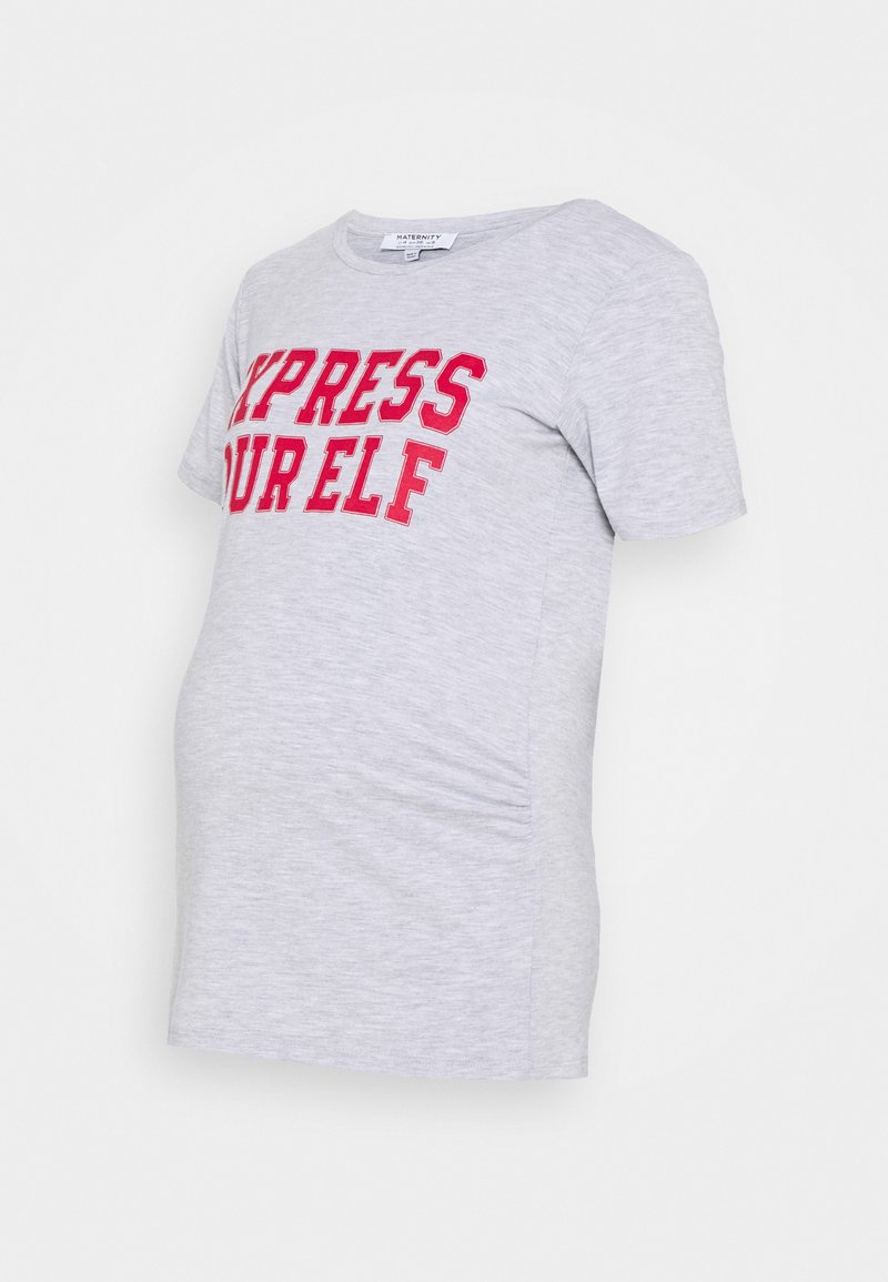 Dorothy Perkins Maternity T-shirt print grijs