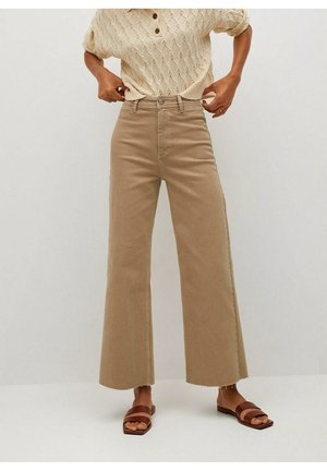 Flared jeans - beige