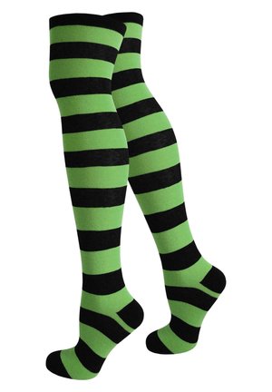 WIDESTRIPE OVERKNEES - Overkneestrümpfe - schwarz/grün