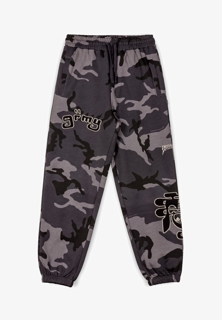 Grimey CHANDAL ALL OVER PRINT TUSKER TEMPLE FW23 - Pantalones deportivos - black