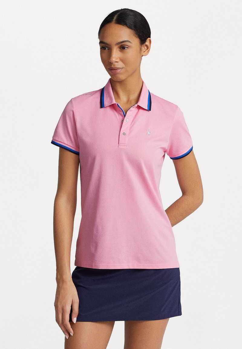 Polo Ralph Lauren SHORT SLEEVE Polo shirt pink flamingo/spa royal
