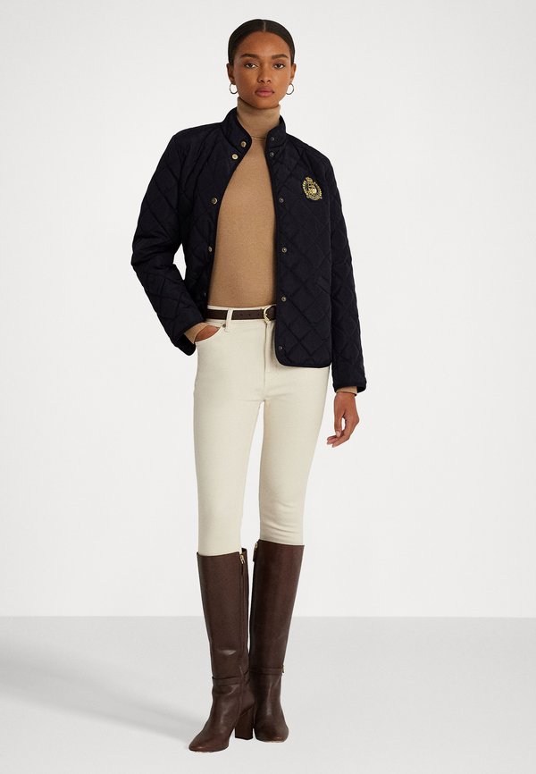 CREST PATCH QUILTED MOCKNECK JACKET - Light jacket2