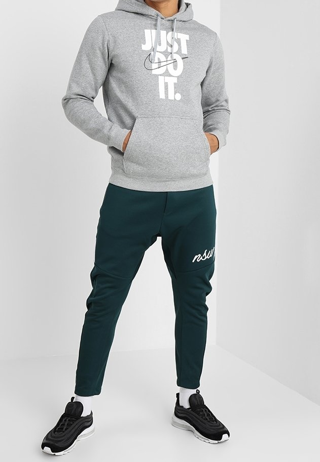 nike just do it hoodie gray