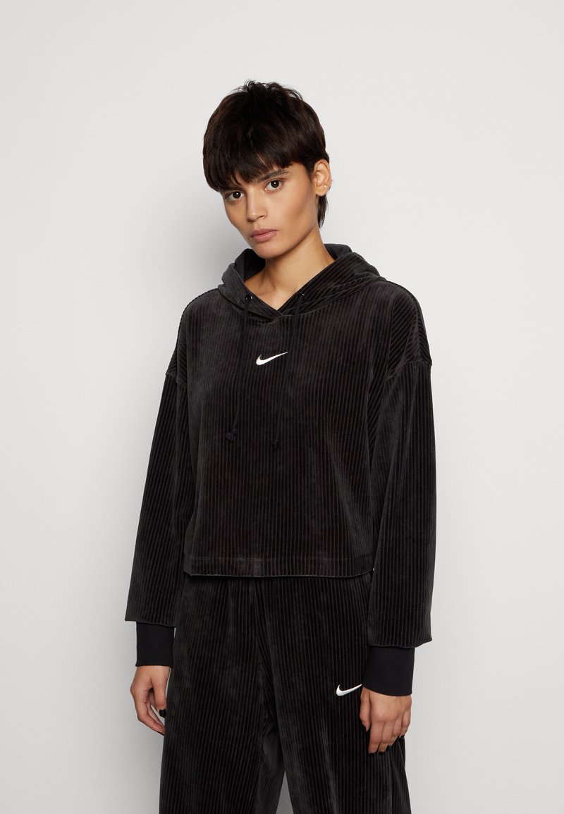 Nike Sportswear W VLR MOD CROP PO Hoodie black/sail/black Zalando