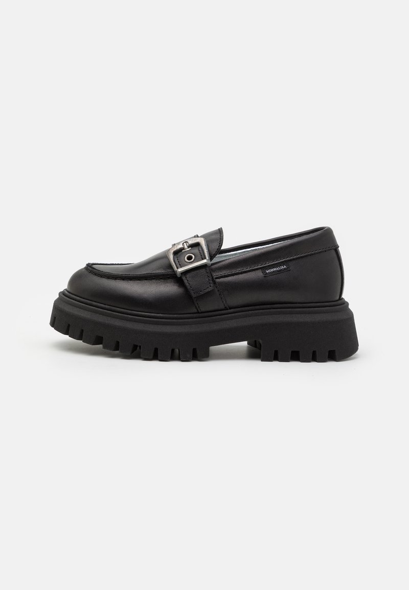 Monnalisa CON FIBBIA - Loaferit/pistokkaat - nero