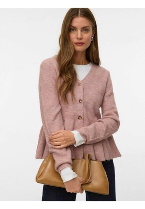 Strickjacke - adobe rose