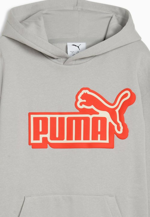 PUMA ESSENTIALS LOGO LAB RELAXED HOODIE - Hoodie - gray echo — photo 6