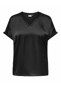 ONLY Carmakoma CARBRYNJA - Pamata T-krekls - black