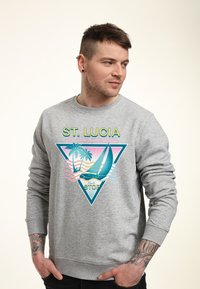 Henry Tiger NEXT STOP LUCIA - Sudadera - heather grey