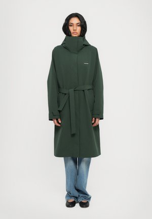 FLOW BELT JACKET - Trenchcoat - green