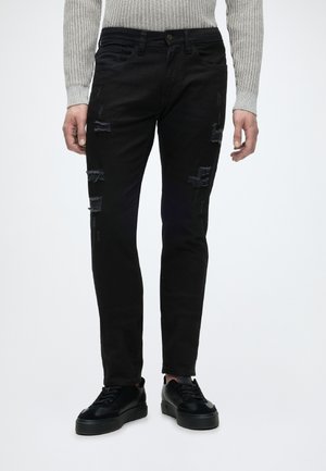 INDICODE JEANS, FRAZER - Jeans Slim Fit - ultra black