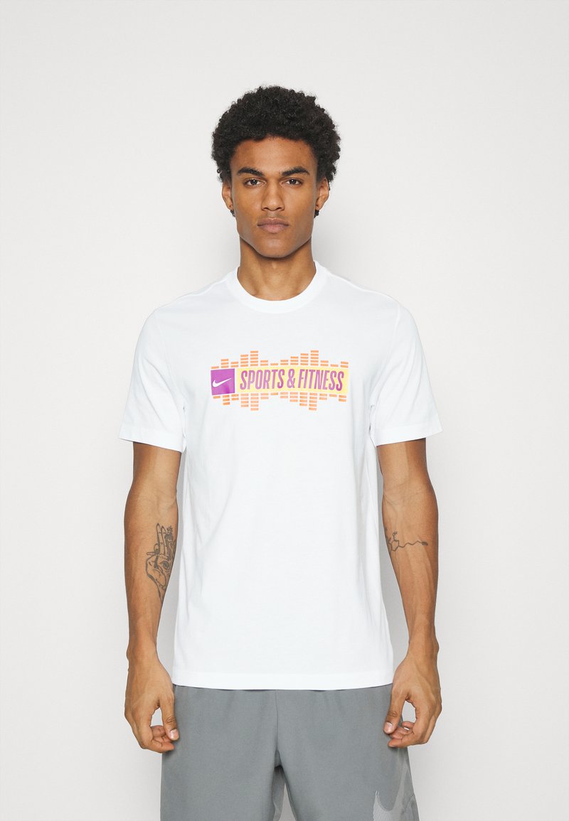 Nike Performance TEE Sports Tshirt white Zalando.co.uk
