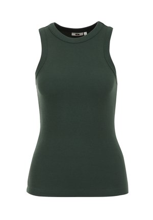 WE Fashion SINGLET - Linne - dark green