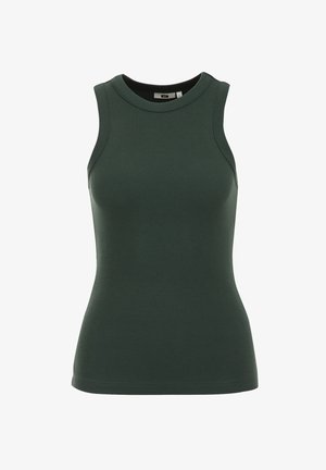 WE Fashion SINGLET - Linne - dark green