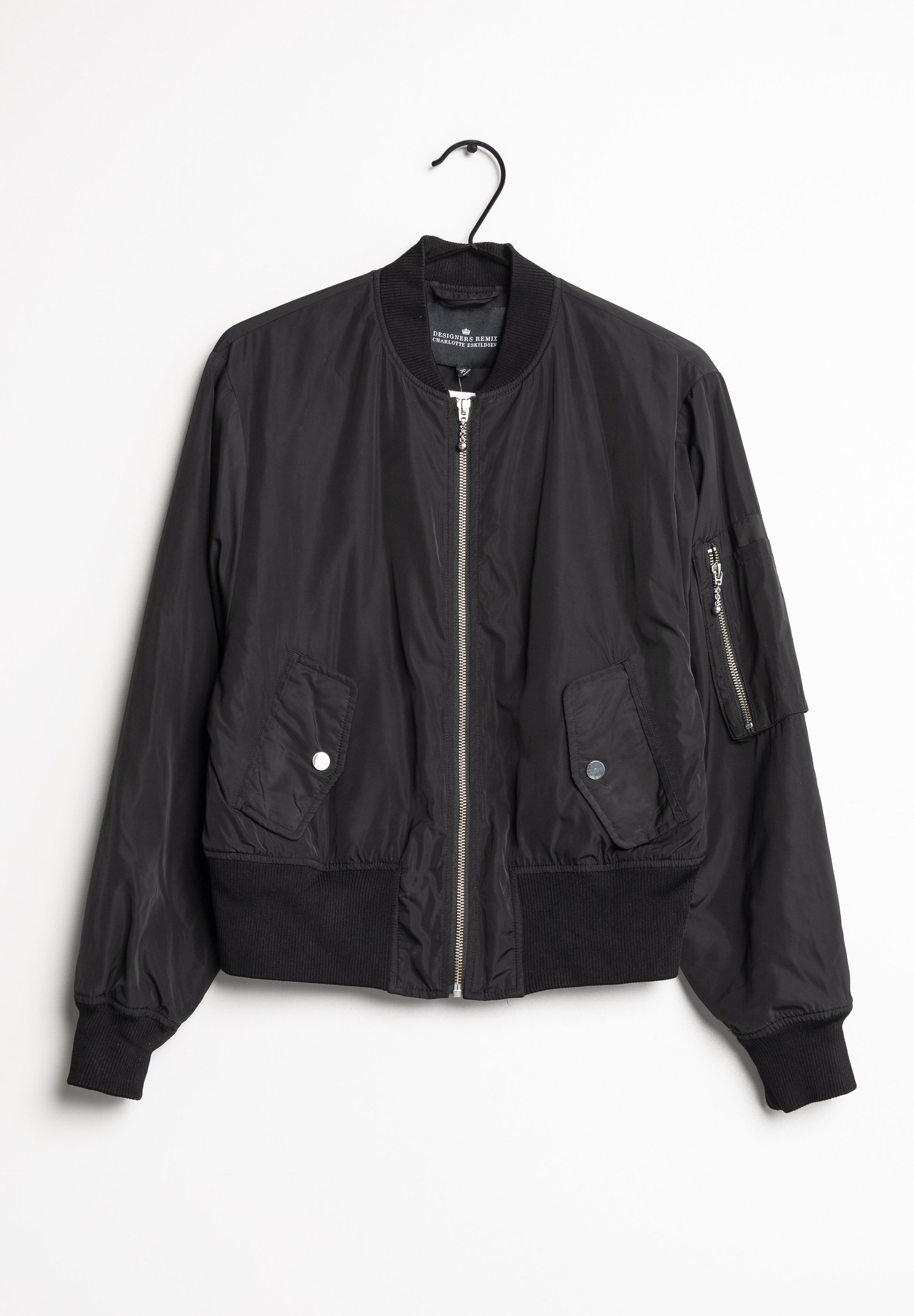 DESIGNERS REMIX Bomber Jacket - black - (Pre-owned) - Zalando.ie