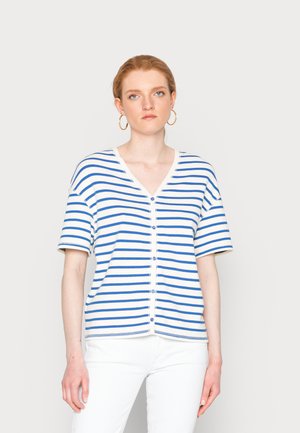SHIRT WITH BUTTON DETAIL - Cardigan - sea breeze