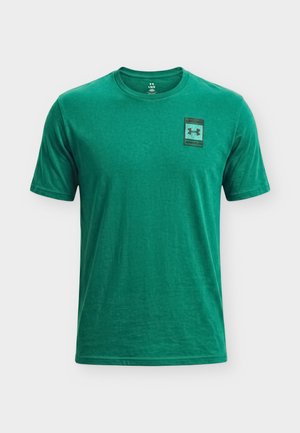 Under Armour, BOX LOGO - T-shirts print - campus ivy/black
