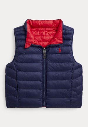 Reversible Quilted Gilet - Strukirani kaput - newport navy/red