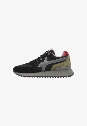 W6YZ, YAK-M. - Sneakers basse - grau-schwarz-militärgrüne