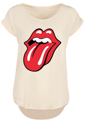 THE ROLLING STONES CLASSIC TONGUE - Print T-shirt - whitesand