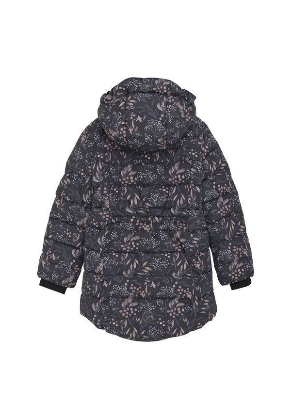 COJACKET - QUILT - LONG - AOP - Winter coat - phantom2