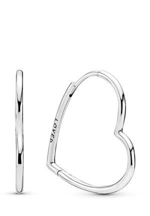 ASYMMETRICAL HEART  - Ohrringe - silver coloured
