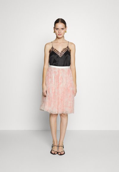 Needle & Thread EXCLUSIVE FLEUR SKIRT - Φούστα σε γραμμή Α - moonshine pink