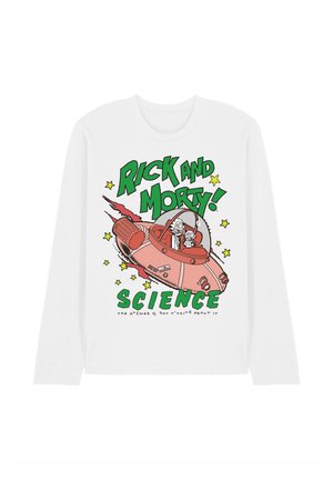 Rick And Morty, RICK AND MORTY RICK'S SHIP COMIC - Long sleeved top - white