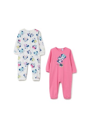 TWO-PACK WITH MINNIE MOUSE PRINT - Pyjamas - white pink