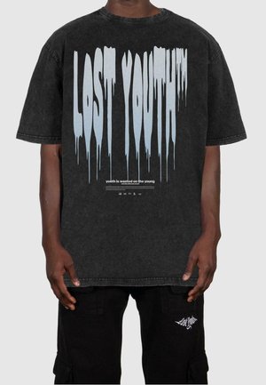 Print T-shirt - black