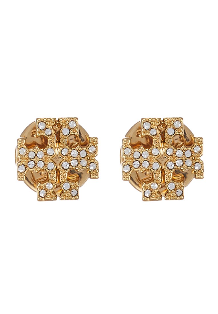 Tory Burch KIRA PAVE STUD EARRING - Náušnice - gold-coloured /crystal