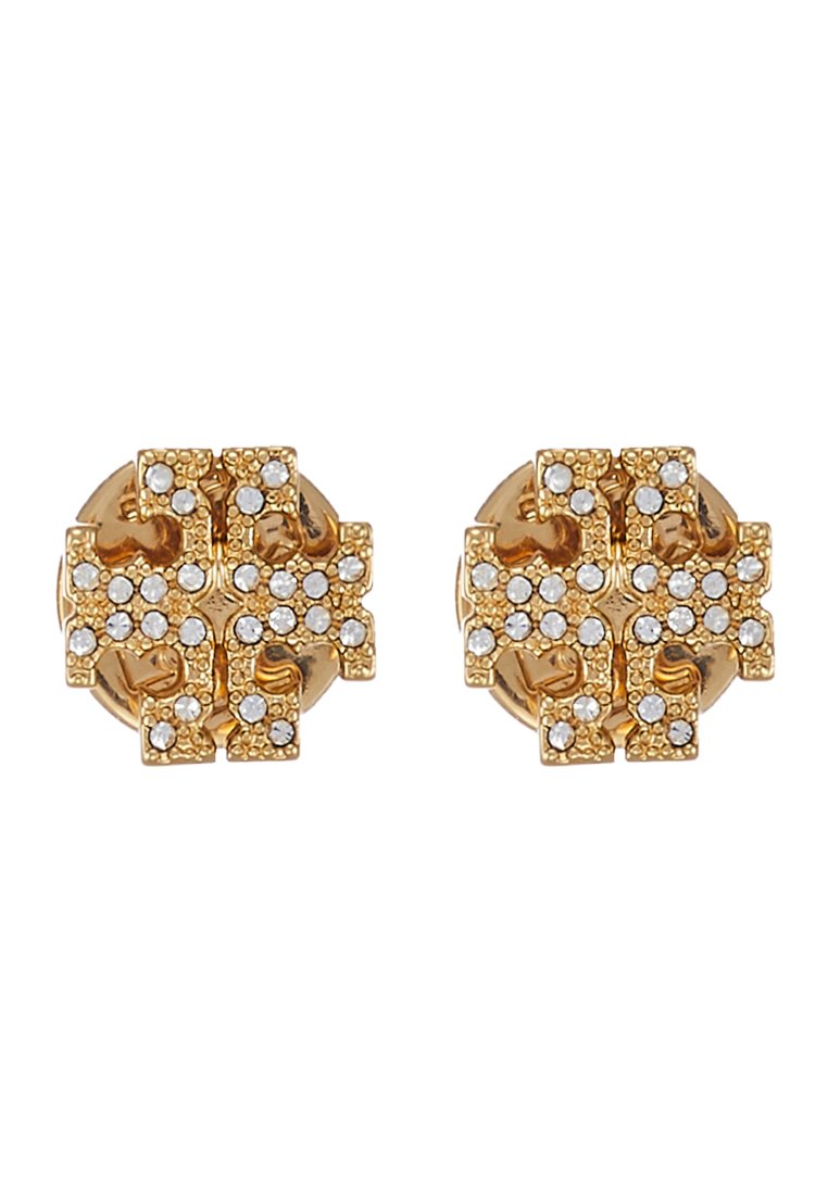 Tory Burch - KIRA PAVE STUD EARRING - Örhänge - gold-coloured /crystal, Förstora