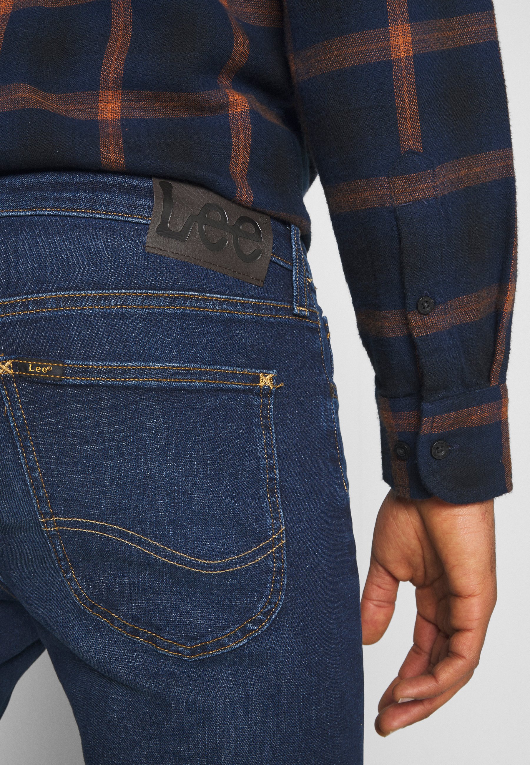 Lee MALONE - Jeans Slim Fit - dark martha/dark-blue denim - Zalando.de