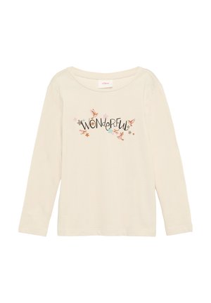 GLITZER - Langarmshirt - helles sand