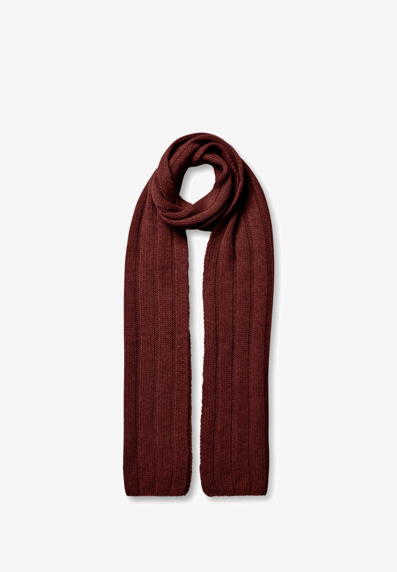 FALKE Scarf in Rib Unisex - Sciarpa - brick