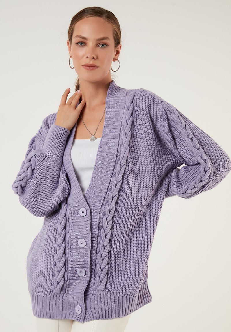LELA Kardigán - lilac