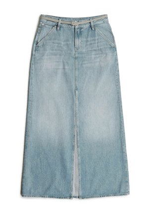 G-STAR VIKTORIA - Maxi skirt - vintage platinum blue