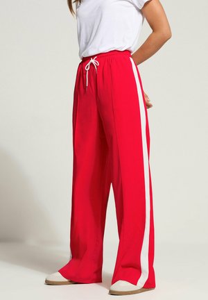 WIDE - Tygbyxor - red