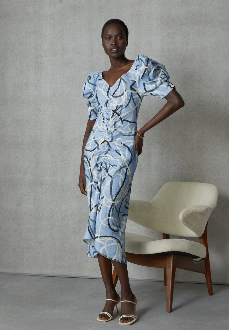 Damen Kleider | Cult Gaia TIMEA DRESSEtuikleidmottled blue/blau-meliert - ZW01647 Damen Kleider | Cult Gaia TIMEA DRESSEtuikleidmottled blue/blau-meliert - ZW01647