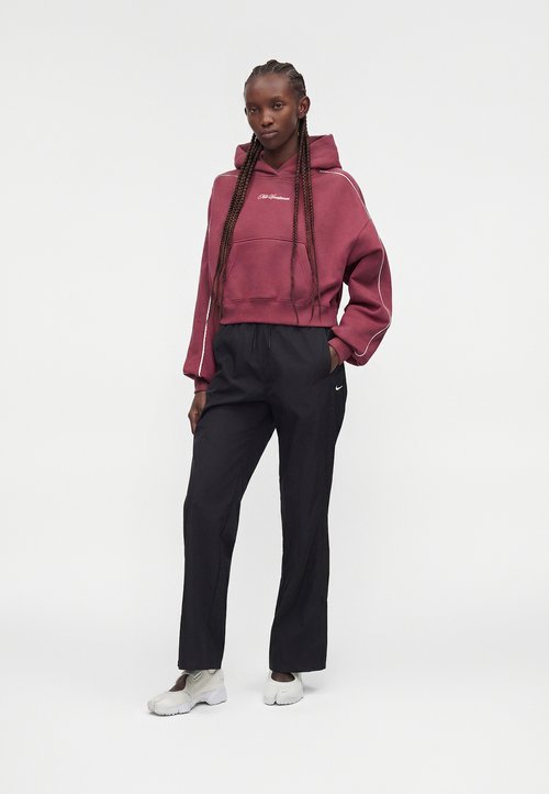 Nike Studio Fleece Medium Weight Graphic Pack Cropped Hoodie 'Pink Smoke Sail' (Women's) — foto 2