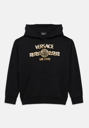 Versace, FELPA FADE LOGO UNISEX - Hoodie - nero