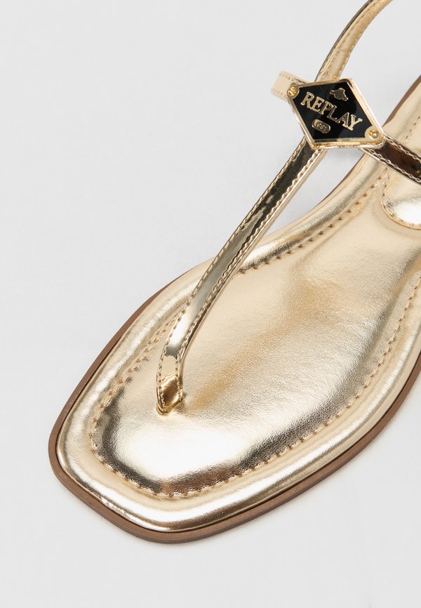 MAY MIRROR - T-bar sandals - gold2