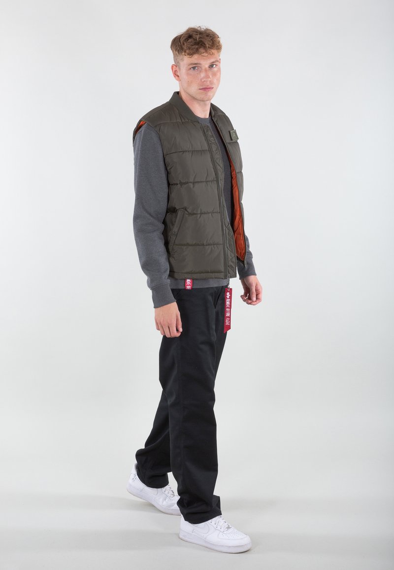 alpha industries Bodywarmer olijfgroen gemêleerd