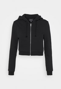 Monki Felpa con zip - black