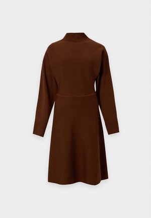 BOSS, FAEDRA - Robe pull - brown overflow