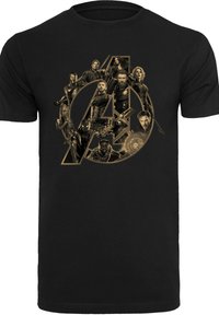 Marvel Men's Avengers Infinity War Logo T-Shirt - Officially Licensed, Slim Fit, 100% Ringspun Cotton