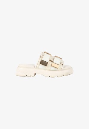 Bottega Veneta, Mules à talons - off-white
