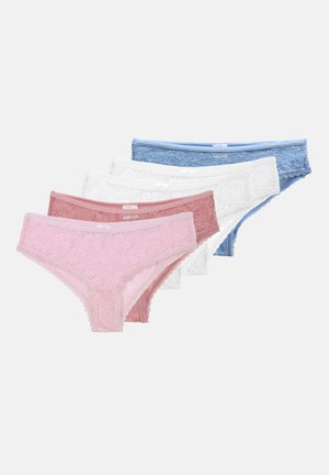5 PACK - Īsās apakšbikses - white / pink / blue