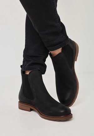 Tamaris Kotníkové boty - black structured