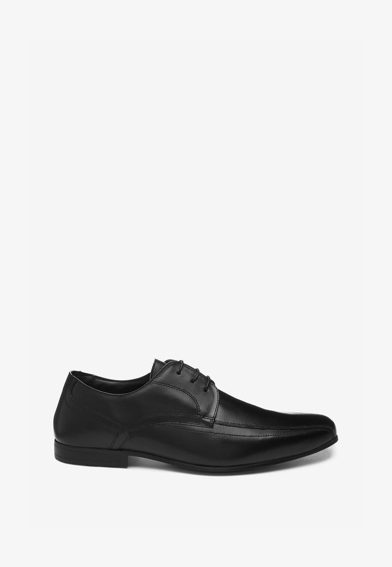 Next Elegantni čevlji z vezalkami - black